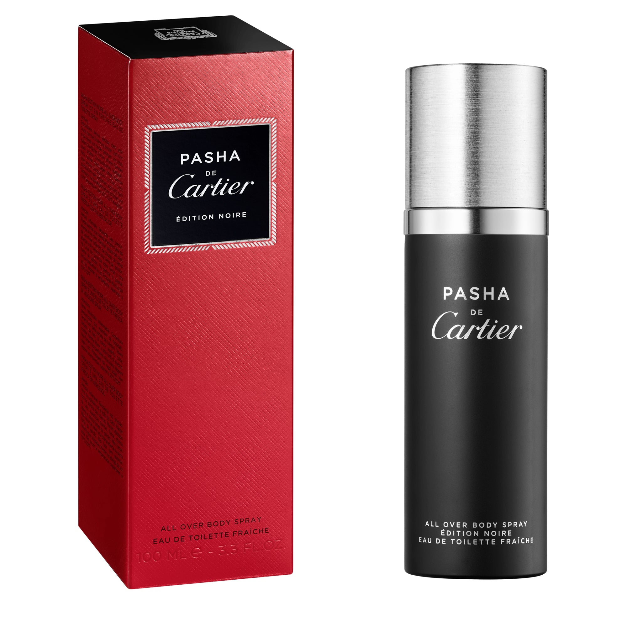 Pasha de Cartier Edition Noire Eau de Toilette Fraîche All over body spray 100ml