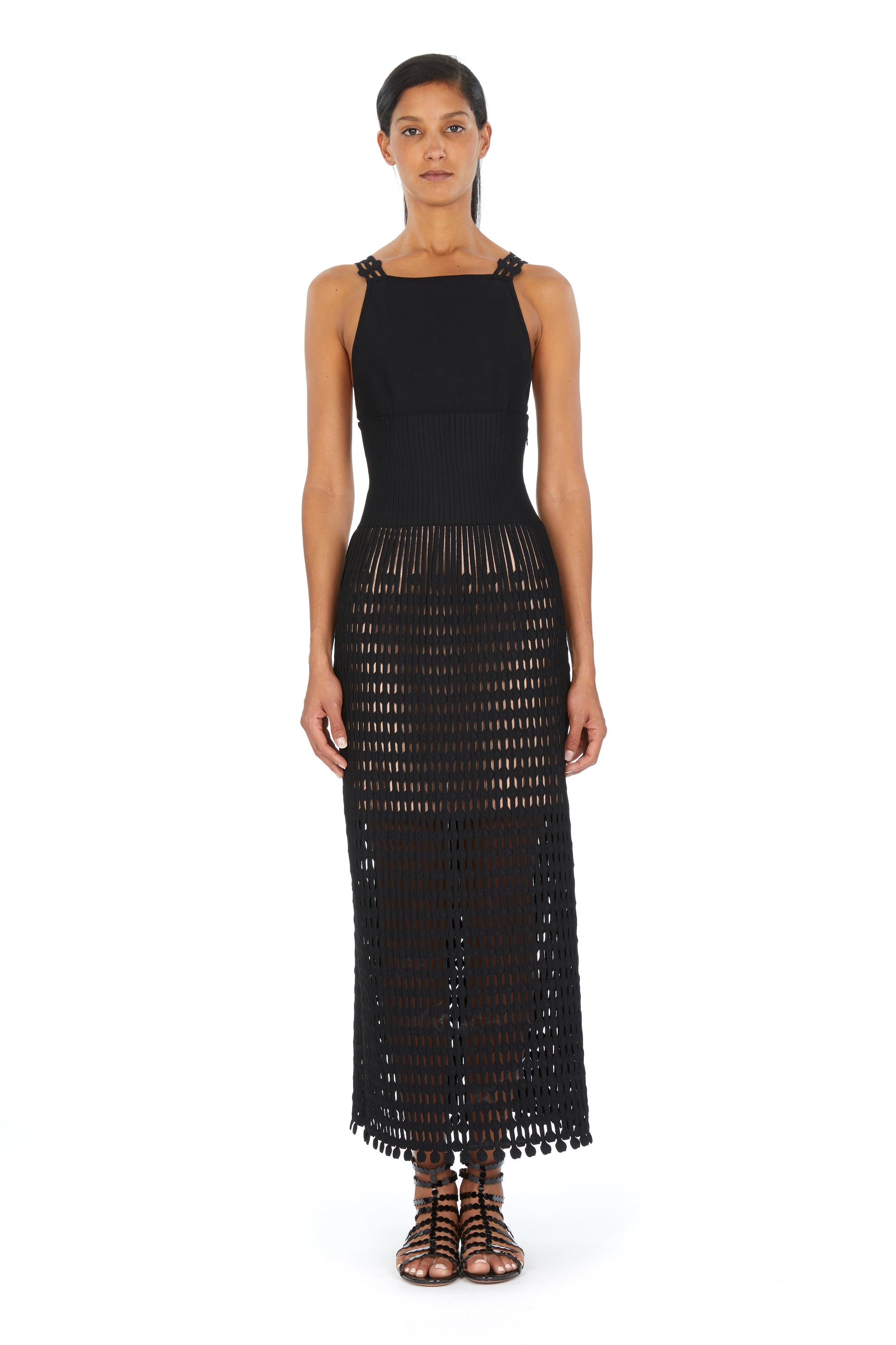 Kalimba sleeveless maxi dress - Black