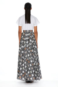Short-sleeved shirt in daytime poplin - White